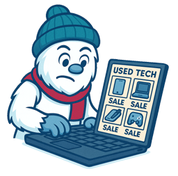 frosty scouring the internet for used technology to save